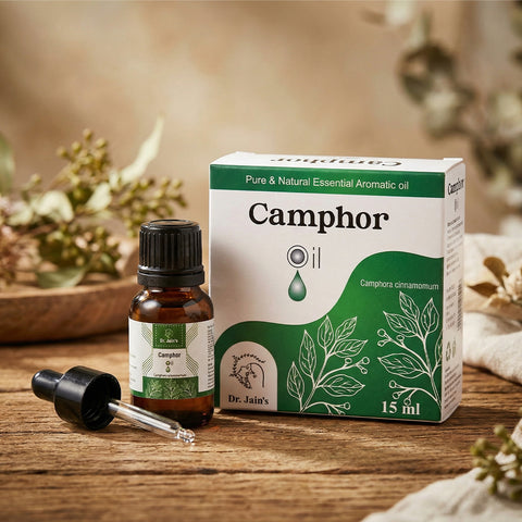 Camphor Essential Oil -Refreshing Relief for Skin & Scalp| for men and women|100% Natural & Fresh, 15ml.