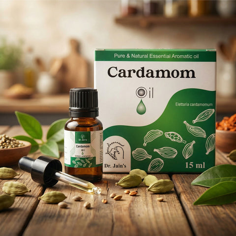Cardamom Essential Oil for Aromatherapy & External Use, Warm Spicy Fragrance Oil, 15 ml