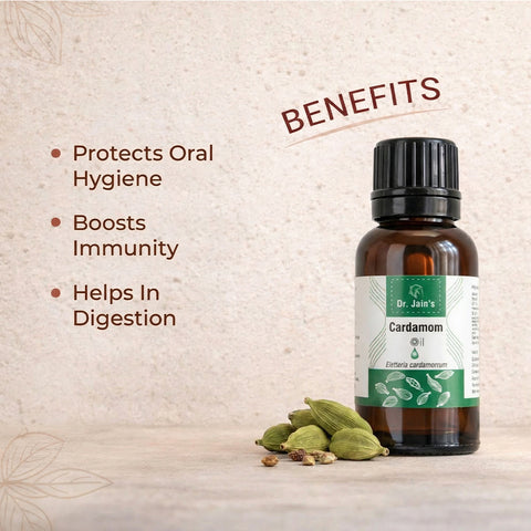 Cardamom Essential Oil for Aromatherapy & External Use, Warm Spicy Fragrance Oil, 15 ml