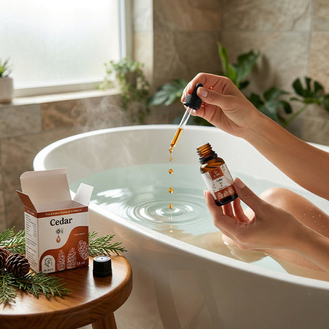 Cedar Essential Oil for Aromatherapy & External Use, Woody Fragrance Oil, 15 ml
