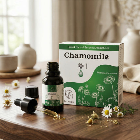 Chamomile Essential Oil for Aromatherapy & External Use, Mild Floral Fragrance Oil, 15 ml