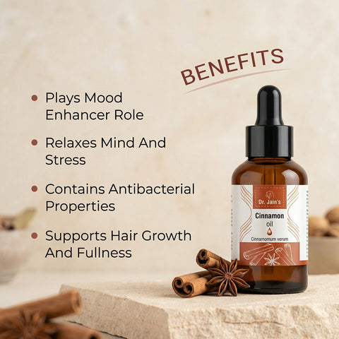Cinnamon Essential Oil for Aromatherapy & External Use, Warm Spicy Fragrance Oil, 15 ml