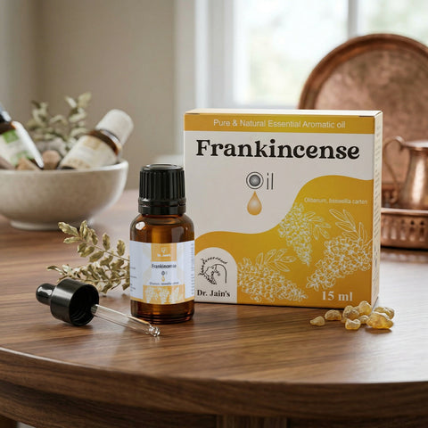 Frankincense Essential Oil for Aromatherapy & External Use, Warm Woody Fragrance Oil, 15 ml