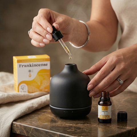 Frankincense Essential Oil for Aromatherapy & External Use, Warm Woody Fragrance Oil, 15 ml