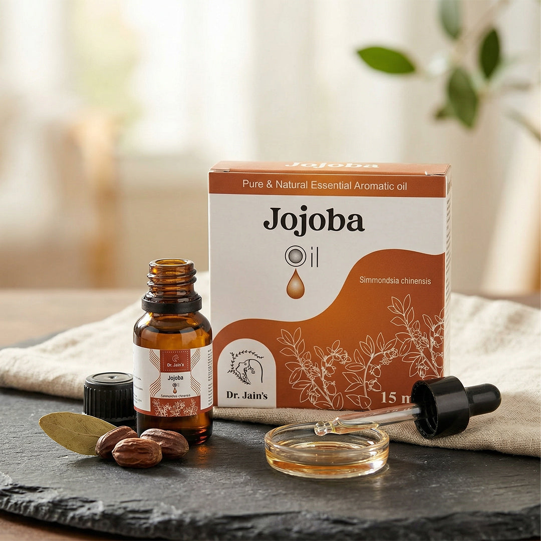 Jojoba Essential Oil for Aromatherapy & External Use, Lightweight Oil, 15 ml