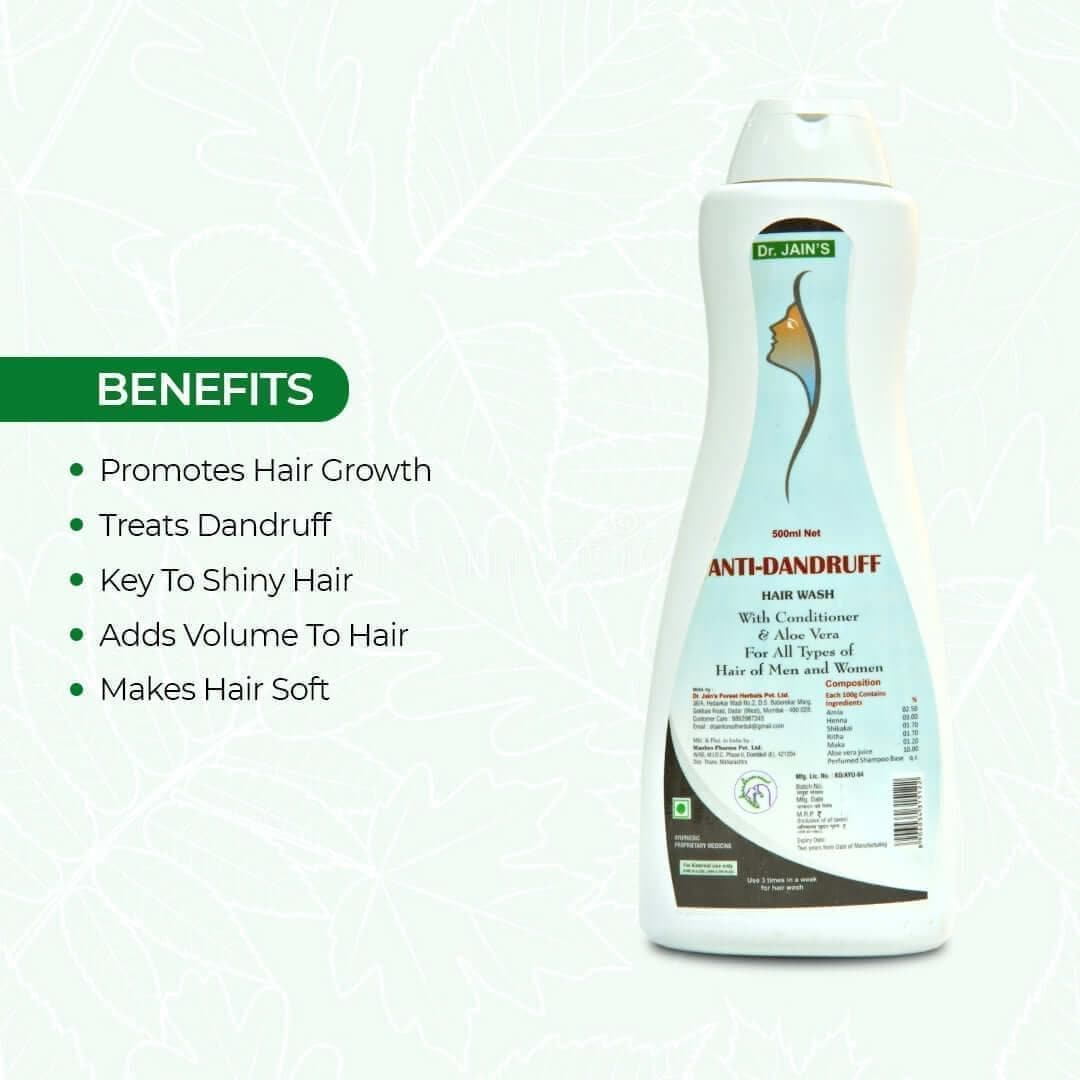 Anti Dandruff Hair Wash Shampoo, 500ml - 2