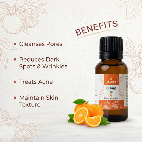 Orange Essential Oil for Diffuser & Aromatherapy | Citrus Oil for Home Fragrance, Skin Care & Massage | 15ml