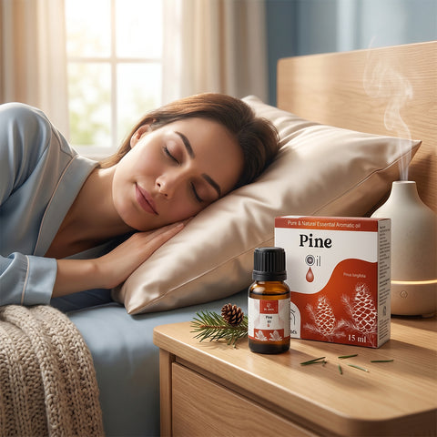 Pine Essential Oil for Aromatherapy & Home Fragrance | 100% Pure & Natural Pine Needle Oil | Fresh Woody Aroma for Relaxation & Self-Care | Multipurpose Use | 15ml