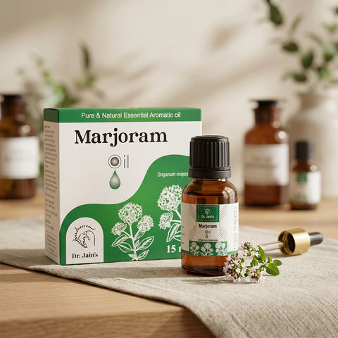 Marjoram Essential Oil for Aromatherapy & External Use, Herbal Fragrance Oil, 15 ml