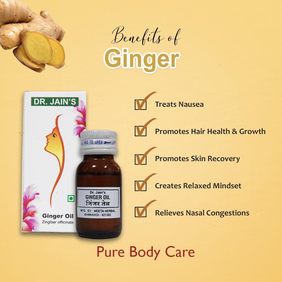 Ginger Essential Oil, 15 ml - 4