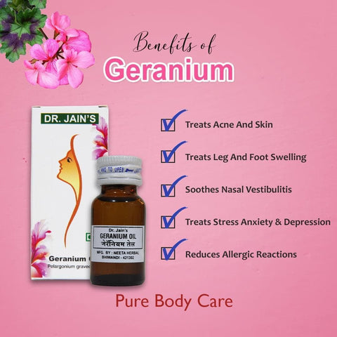 Geranium Essential Oil, 15 ml - 4