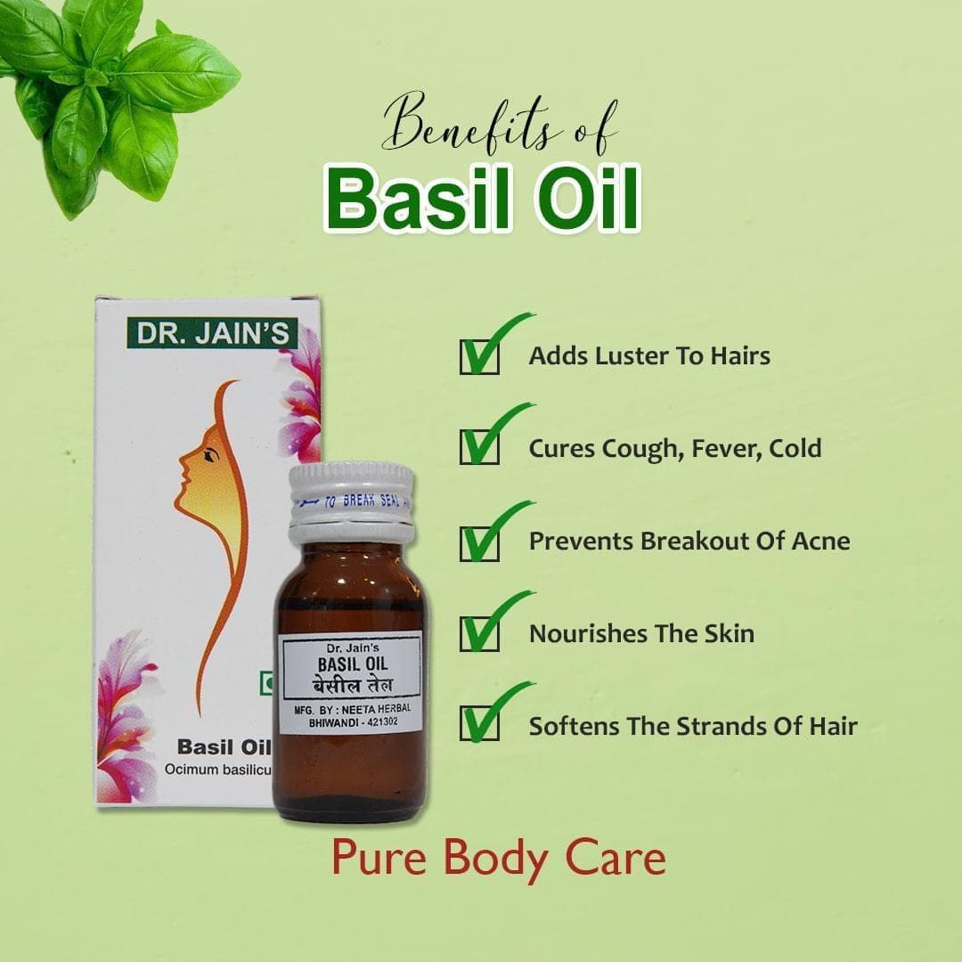 Basil Essential Oil, 15 ml - 6