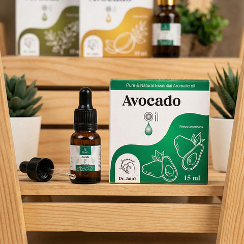 Avocado Essential Oil for Skin & Hair Care, Moisturizing & Nourishing Oil, Lightweight & Non-Greasy, 15 ml