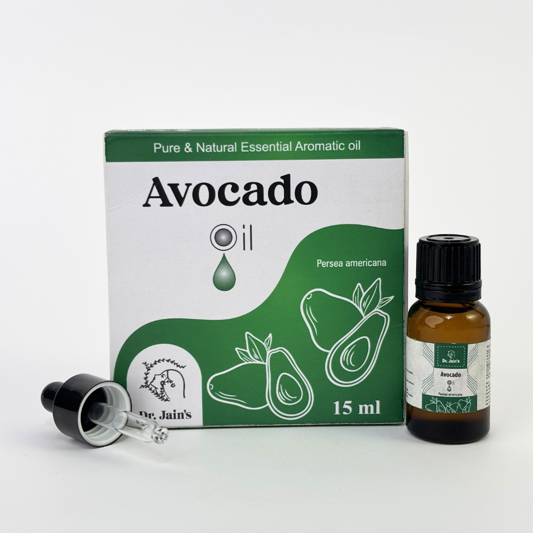 Avocado Essential Oil for Skin & Hair Care, Moisturizing & Nourishing Oil, Lightweight & Non-Greasy, 15 ml