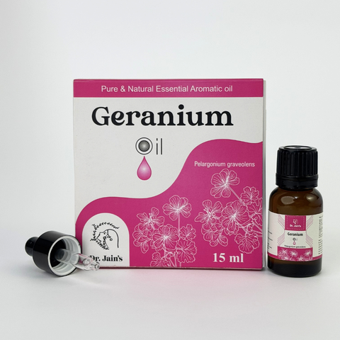 Geranium Essential Oil for Aromatherapy & External Use, Floral Fragrance Oil, 15 ml