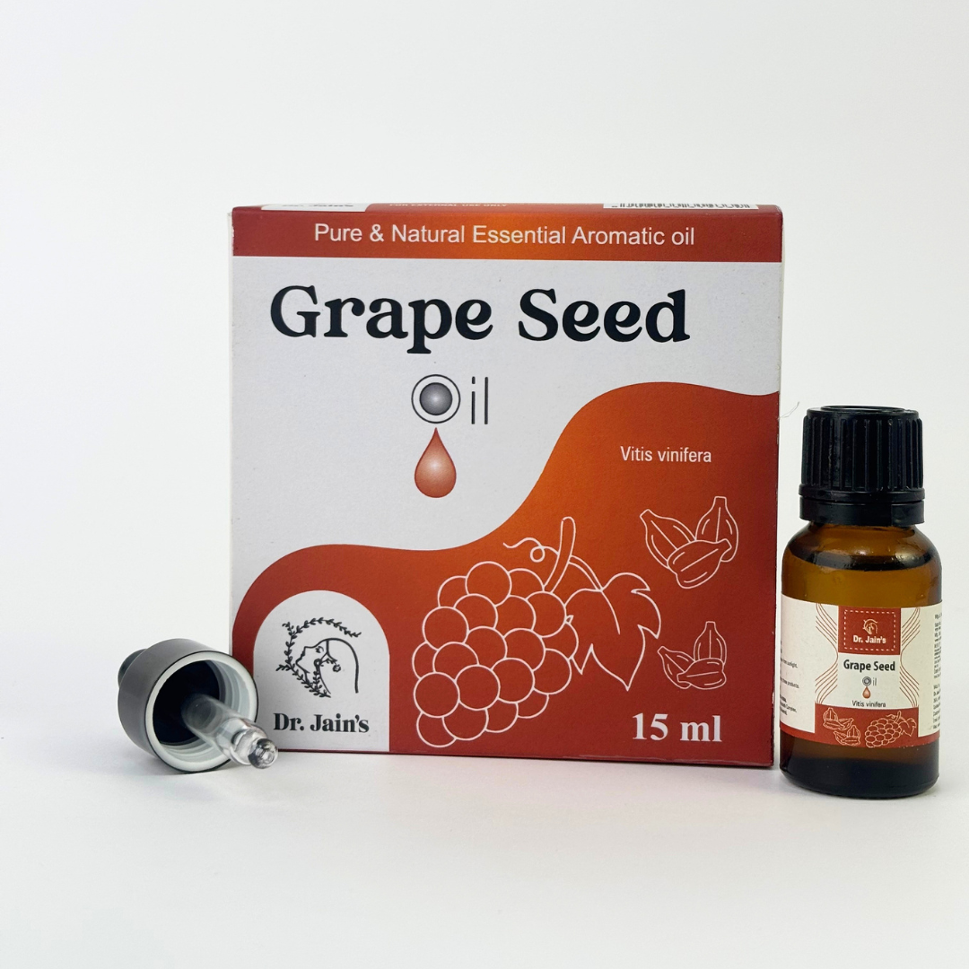 Grapeseed Oil for Aromatherapy & External Use, Lightweight Fragrance Oil, 15 ml