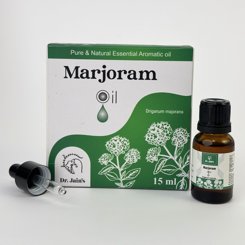 Marjoram Essential Oil for Aromatherapy & External Use, Herbal Fragrance Oil, 15 ml