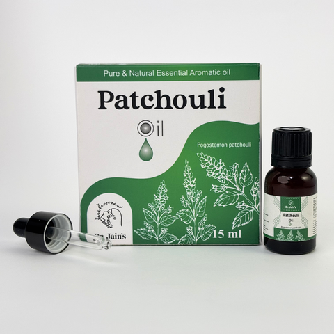 Patchouli Essential Oil for Aromatherapy & Skincare | 100% Pure & Natural Patchouli Oil | Earthy Aroma for Relaxation & Self-Care | Multipurpose Use | 15ml