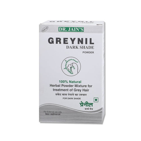 Greynil Herbal Hair Color, Black Shade, 100g Dr. Jain's