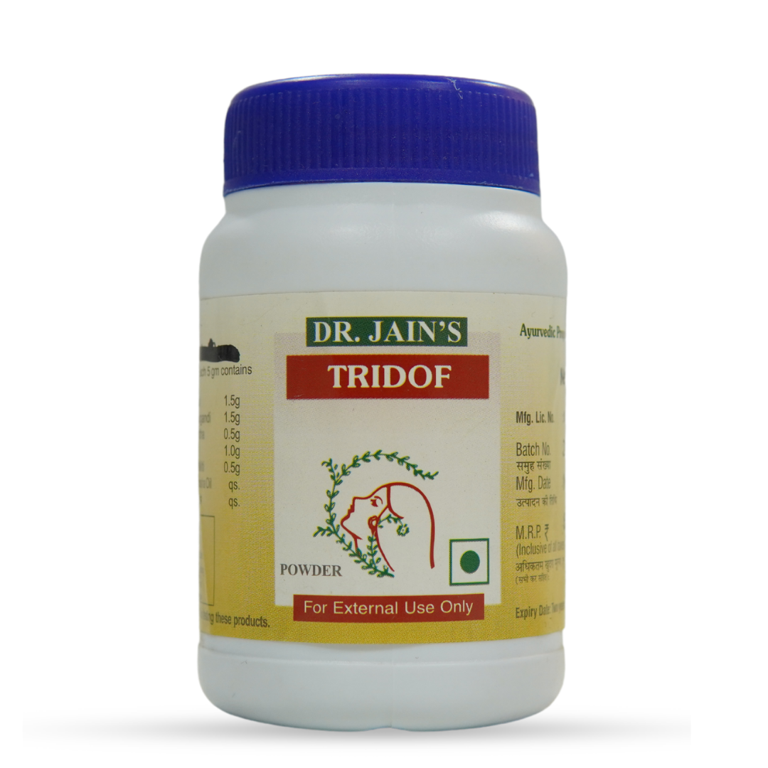 Tridof Ayurvedic Powder, 45 g Dr. Jain's
