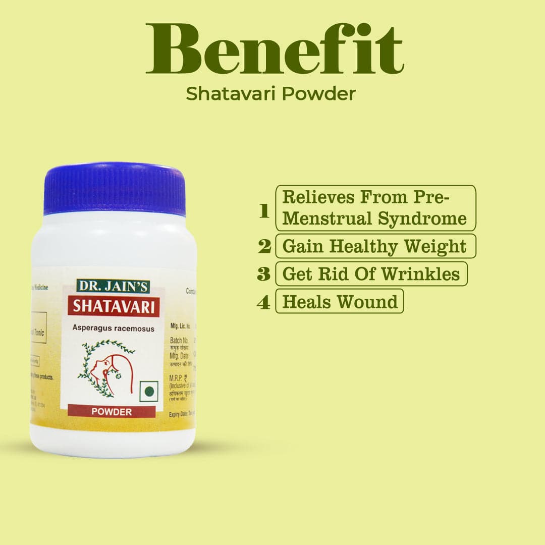 Shatavari Ayurvedic Powder, 45 g Dr. Jain's
