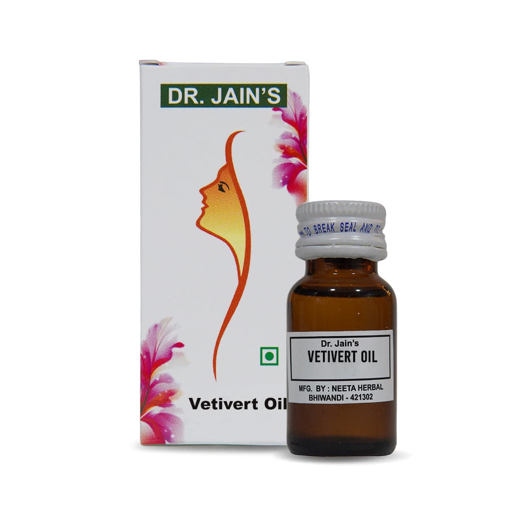 Vetivert Essential Oil, 15 ml Dr. Jain's