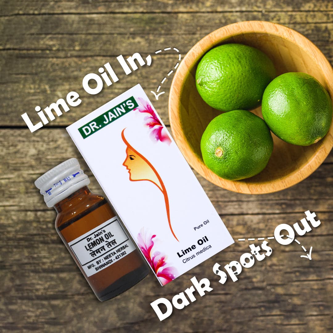 Lime Essential Oil, 15 ml Dr. Jain's