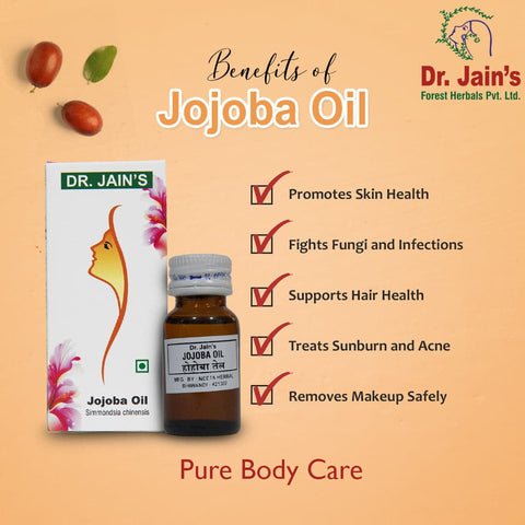 Jojoba Essential Oil, 15 ml Dr. Jain's