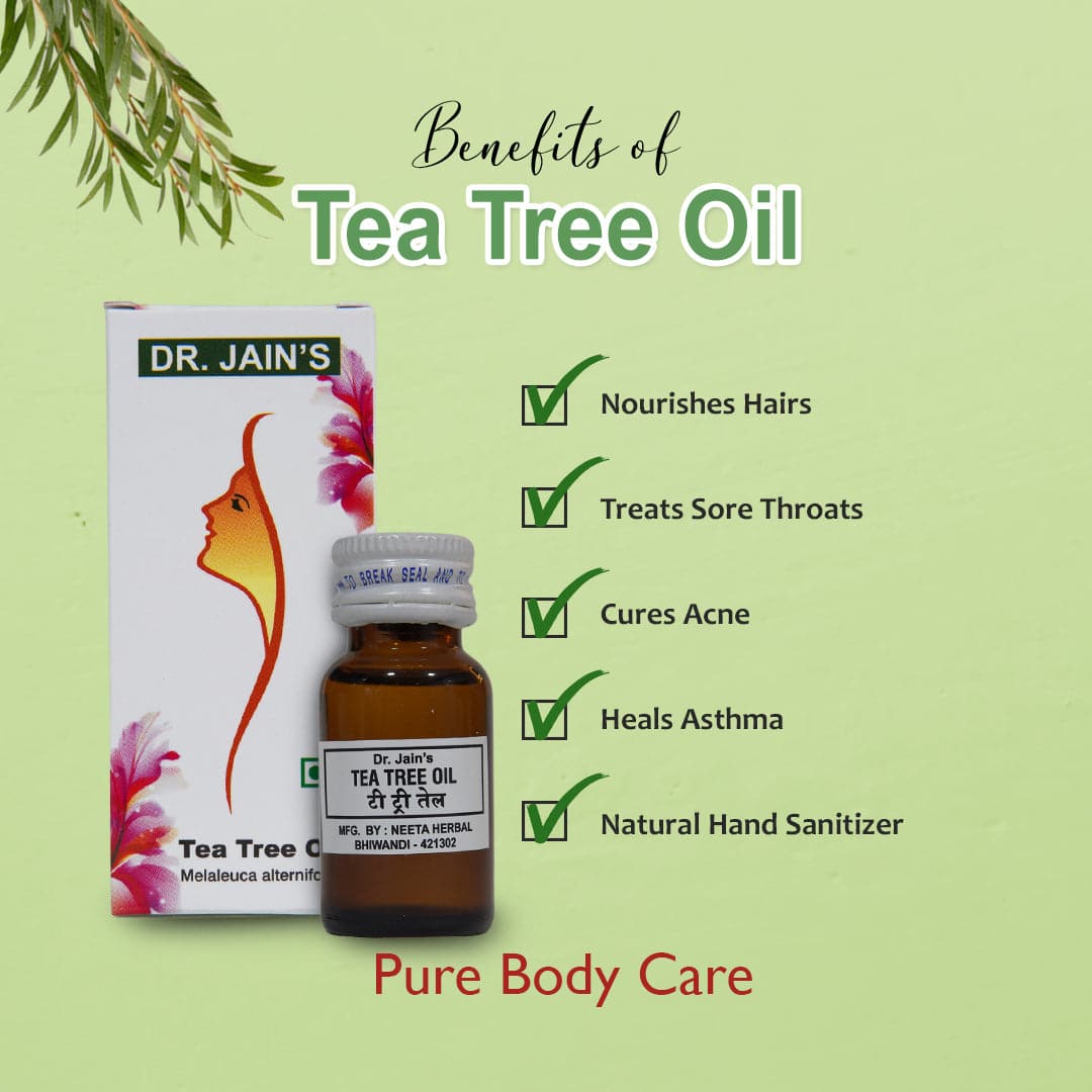 Tea Tree Essential Oil, 15 ml Dr. Jain's