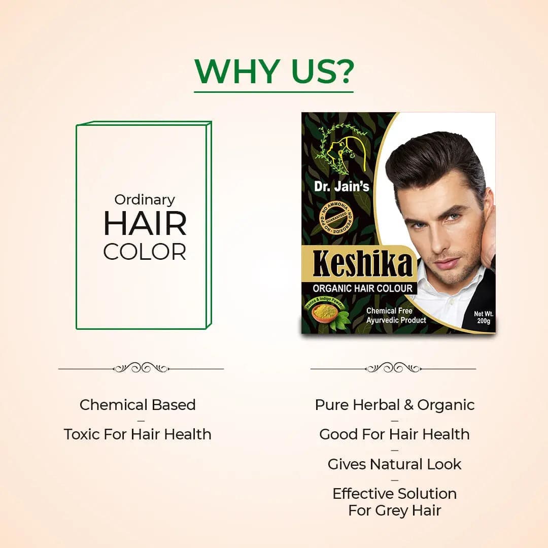 Keshika Organic Hair Colour For Men and Women - 4