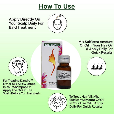 ORPL Essential Oil, 15 ml Dr. Jain's