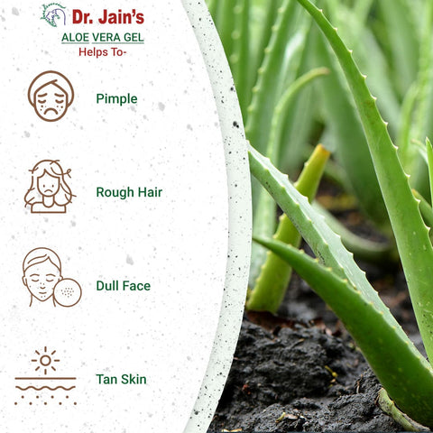 Multi Purpose Fresh Aloe Vera Gel, 500g Dr. Jain's