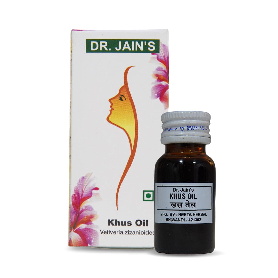 Khus Essential Oil, 15 ml Dr. Jain's