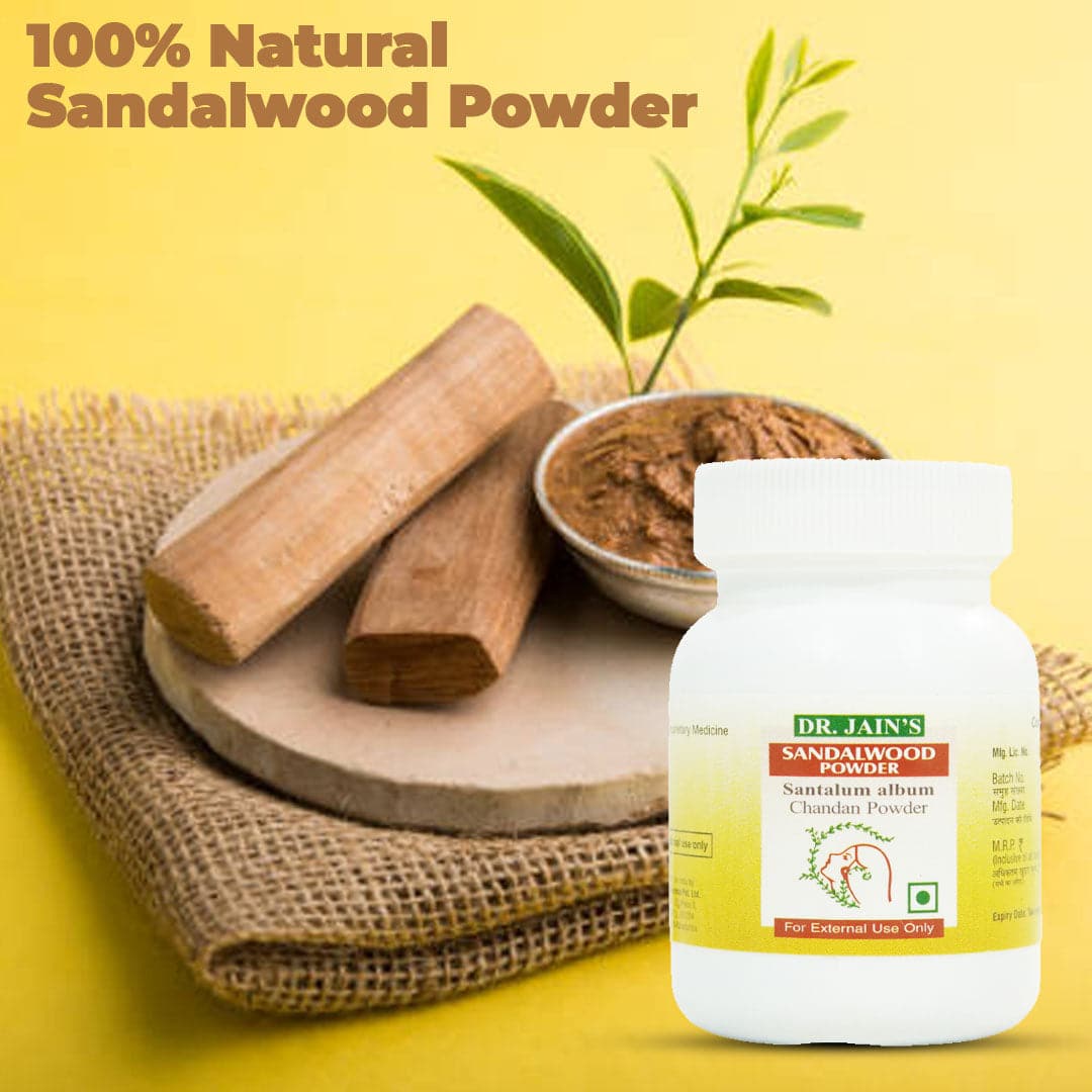 Sandalwood Ayurvedic Powder, 25 g Dr. Jain's